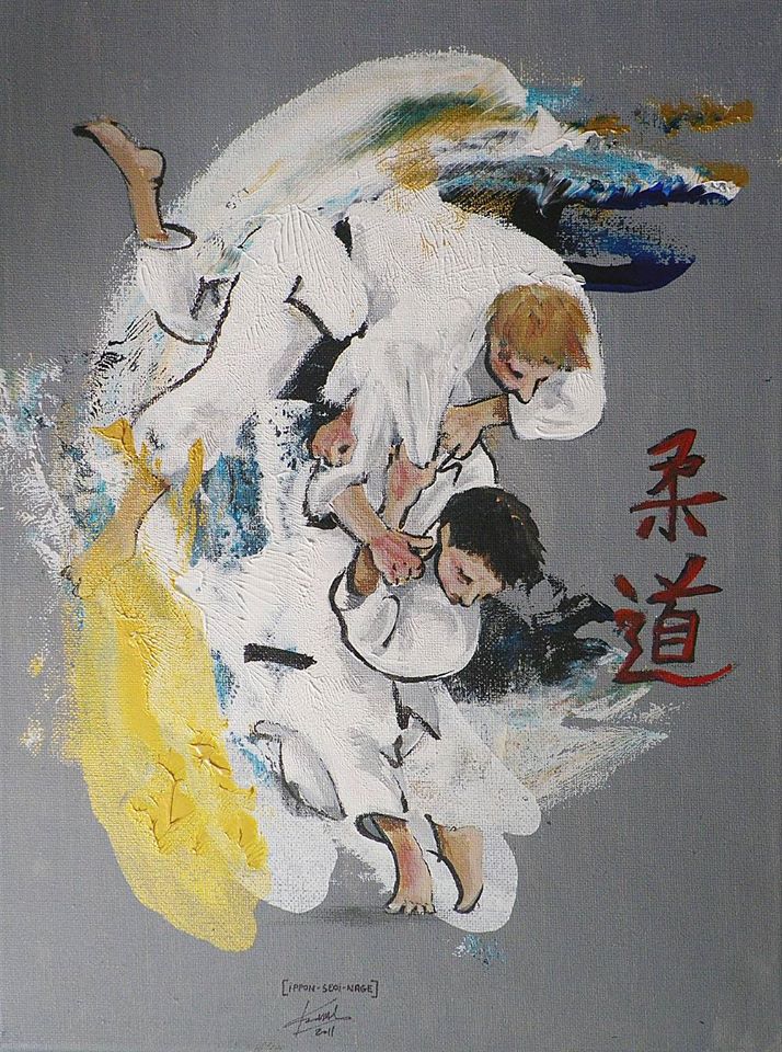 JUDO morote technique judoenlignes.com dessign dessin ARTBOOK KOVAL Sébastien artiste