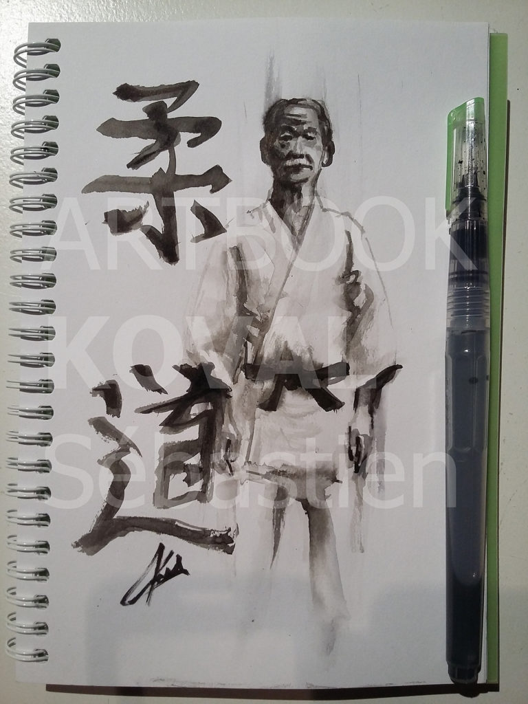 Jigoro KANO shihan technique judoenlignes.com dessign dessin ARTBOOK KOVAL Sébastien artiste