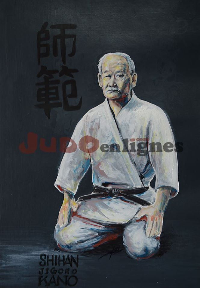 Jigoro KANO shihan Seiza technique judoenlignes.com dessign dessin ARTBOOK KOVAL Sébastien artiste