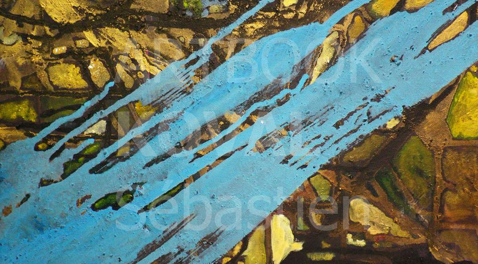 dessign paysage acrylique abstrait ARTBOOK KOVAL Sébastien artiste