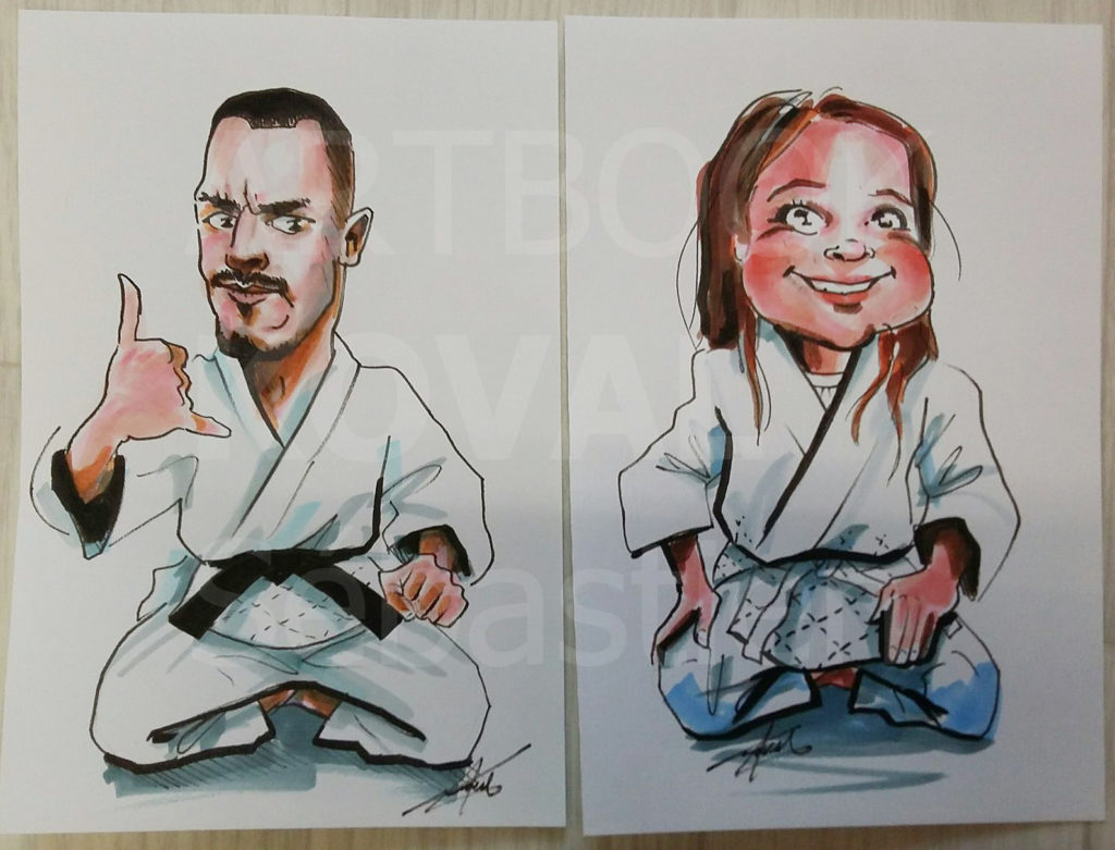 judo caricature judoka portraits dessign.fr dessin ARTBOOK KOVAL Sébastien