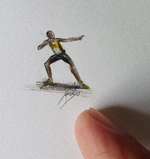 mini usain Bolt dessign.fr dessin ARTBOOK KOVAL Sébastien