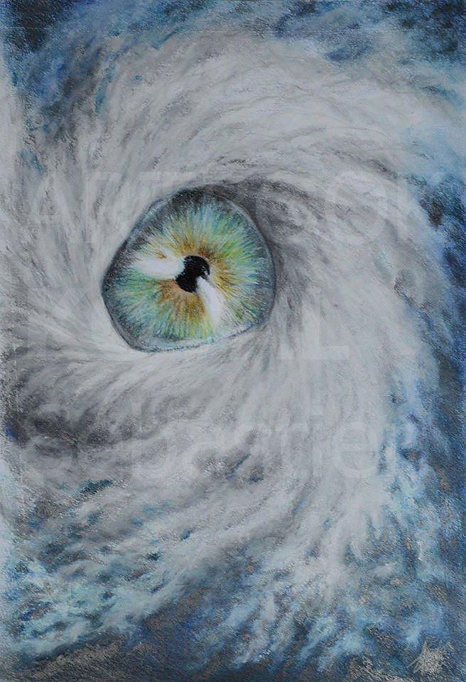 oeil du cyclone dessign dessin ARTBOOK KOVAL Sébastien artiste