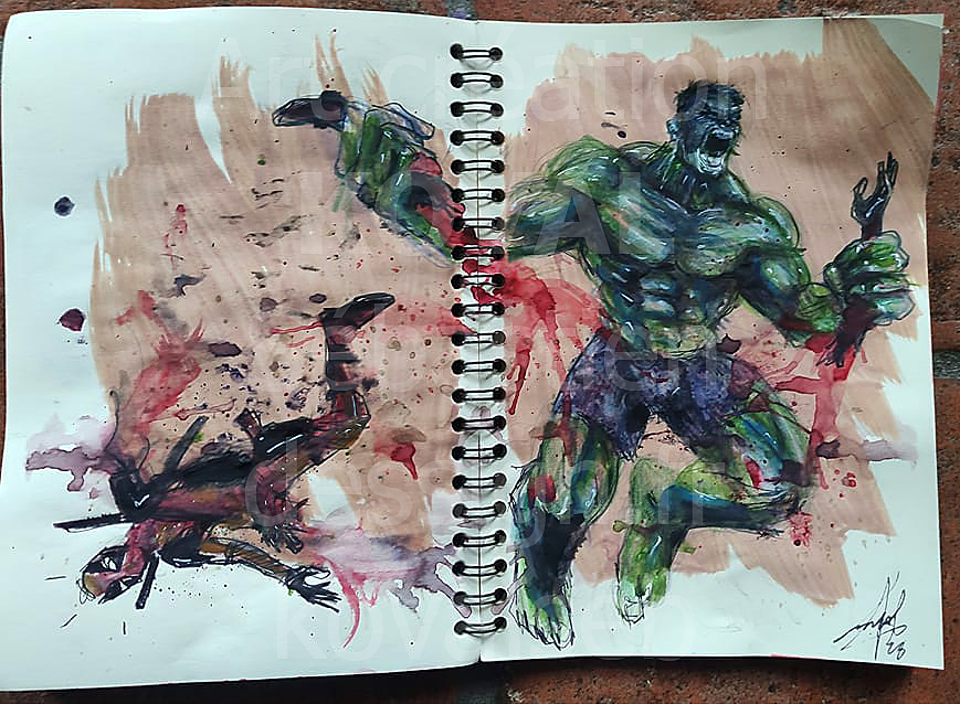 Hulk marvel vs deadpool